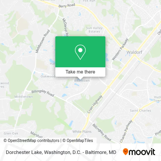 Dorchester Lake map