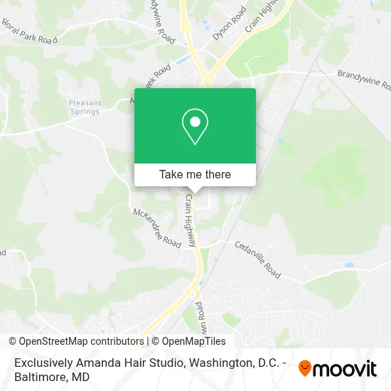 Exclusively Amanda Hair Studio map