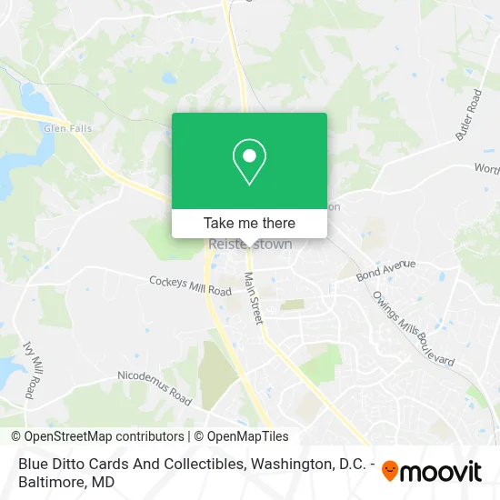 Blue Ditto Cards And Collectibles map