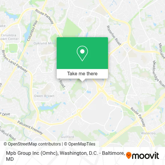 Mpb Group Inc (Omhc) map