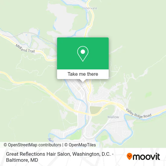 Great Reflections Hair Salon map