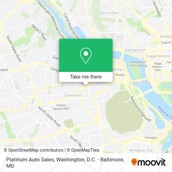 Platinum Auto Sales map