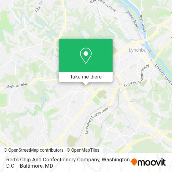 Red's Chip And Confectionery Company map