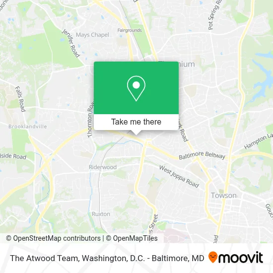 The Atwood Team map