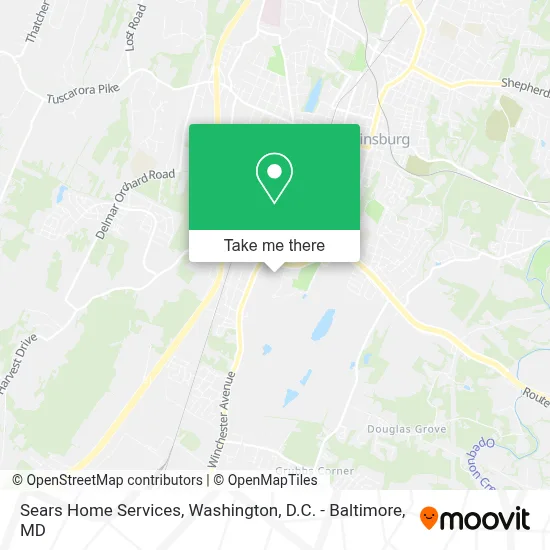 Sears Home Services map