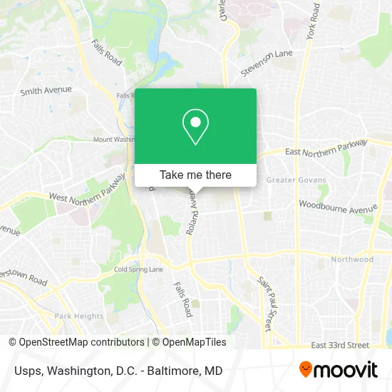 Usps map