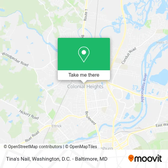 Tina's Nail map