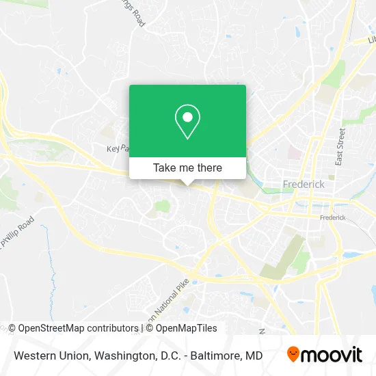 Western Union map