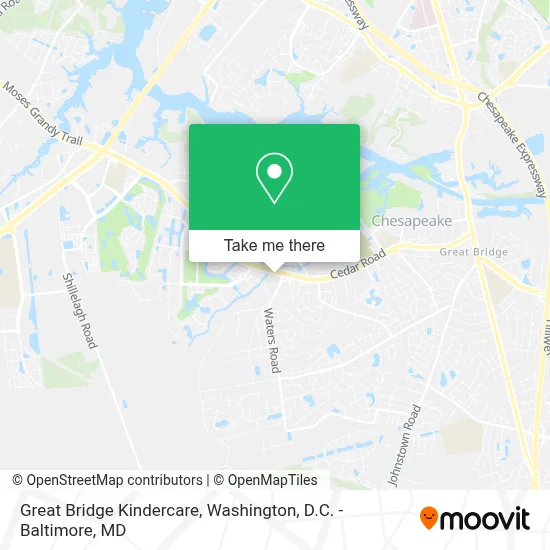 Great Bridge Kindercare map