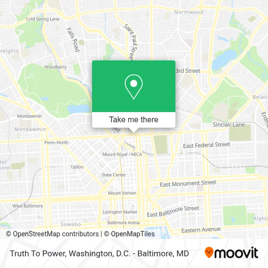 Truth To Power map