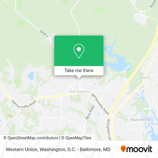 Western Union map