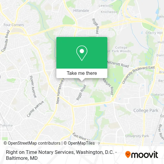 Right on Time Notary Services map
