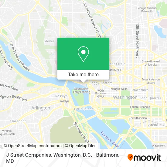 J Street Companies map