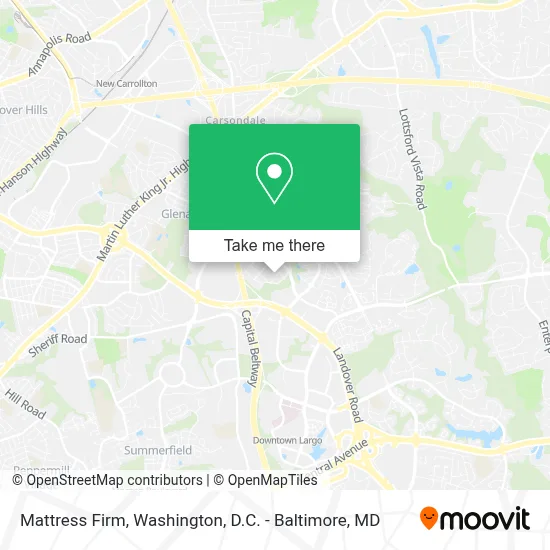 Mattress Firm map