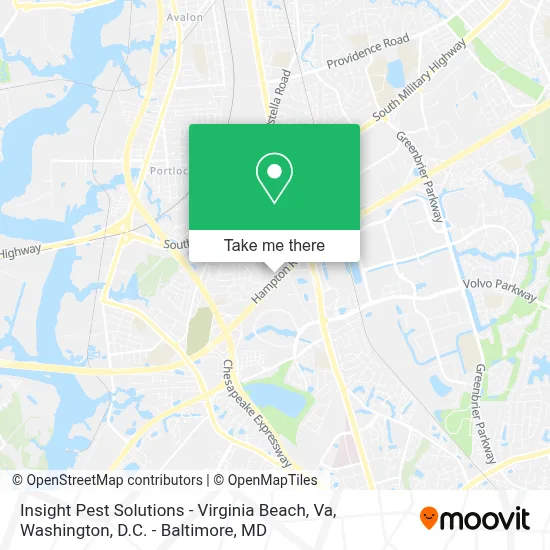 Insight Pest Solutions - Virginia Beach, Va map
