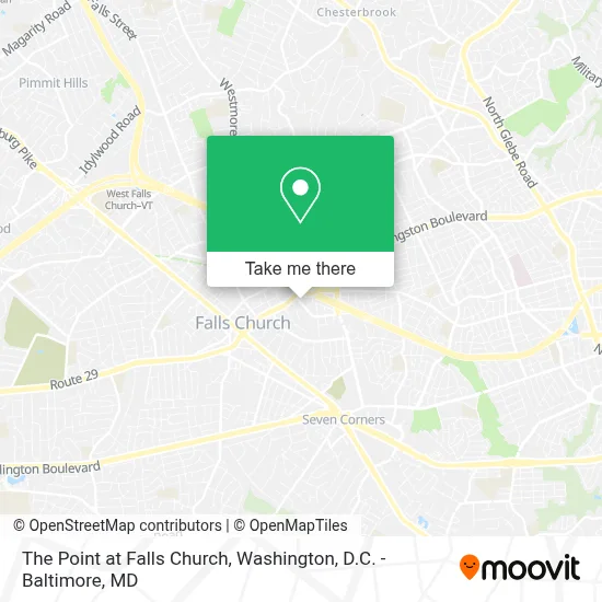 The Point at Falls Church map