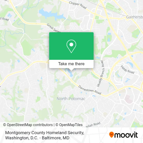 Montgomery County Homeland Security map