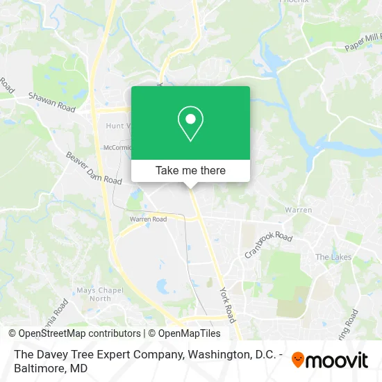 The Davey Tree Expert Company map