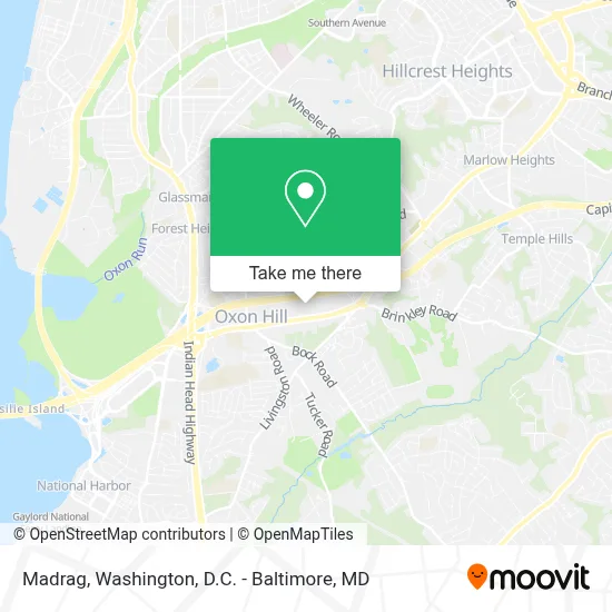 Madrag map