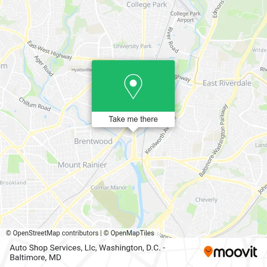 Auto Shop Services, Llc map