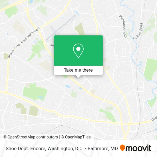 Shoe Dept. Encore map