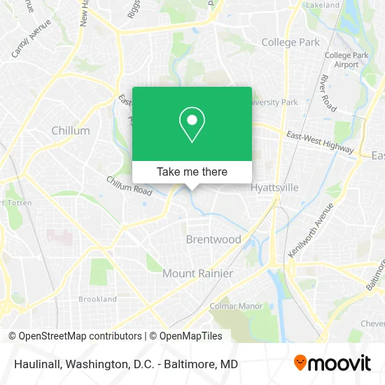 Haulinall map