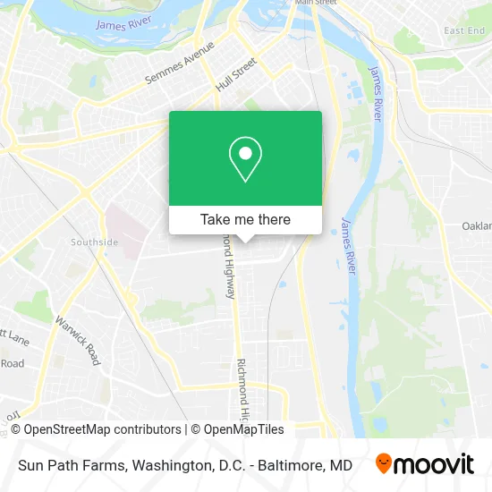 Sun Path Farms map