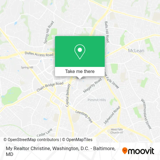 My Realtor Christine map