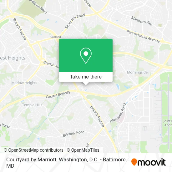 Courtyard by Marriott map