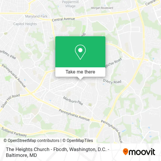 The Heights Church - Fbcdh map