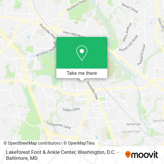 Lakeforest Foot & Ankle Center map
