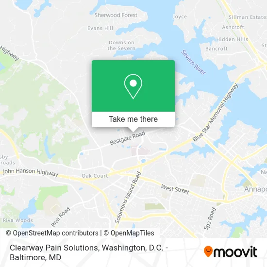 Clearway Pain Solutions map