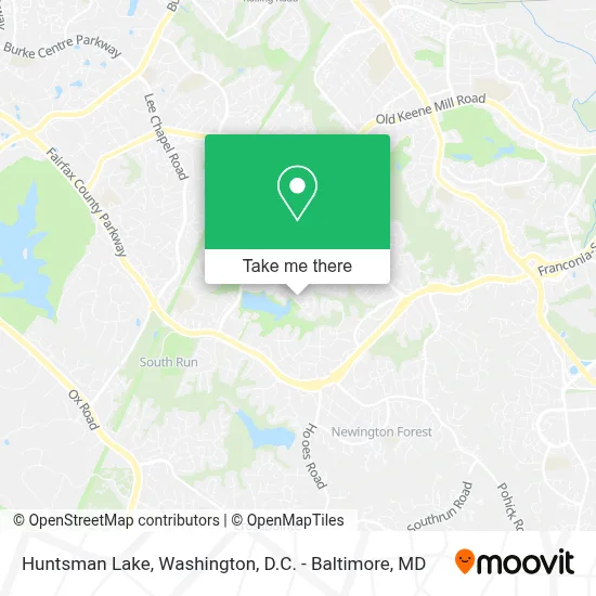Huntsman Lake map
