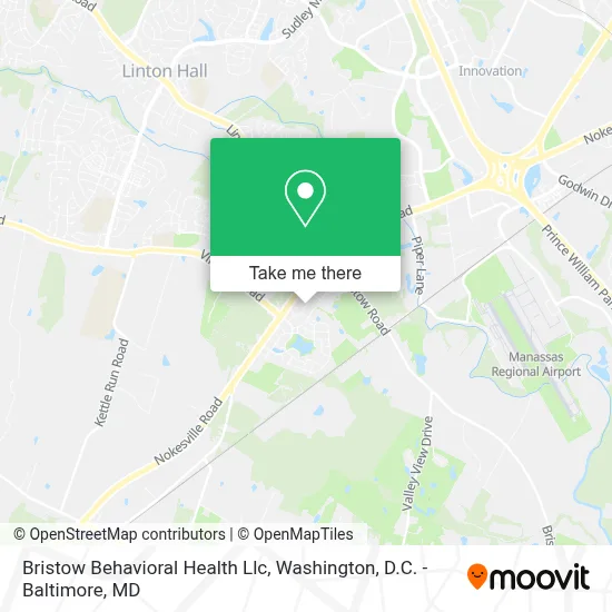 Bristow Behavioral Health Llc map