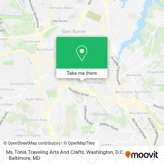 Ms.Tonis Traveling Arts And Crafts map