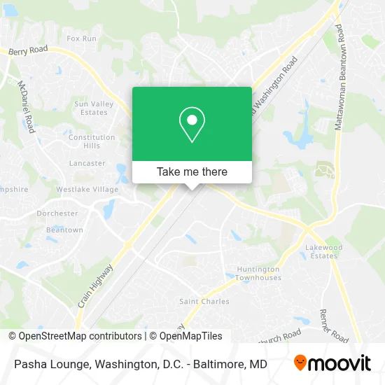 Pasha Lounge map