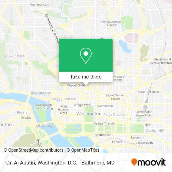 Dr. Aj Austin map