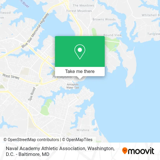 Naval Academy Athletic Association map