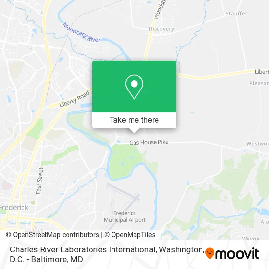 Charles River Laboratories International map