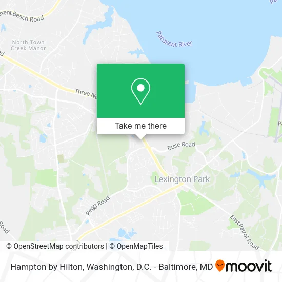 Hampton by Hilton map