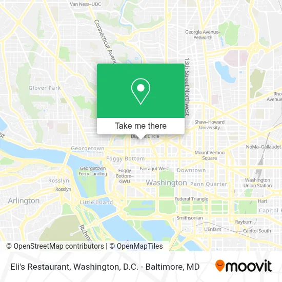 Eli's Restaurant map