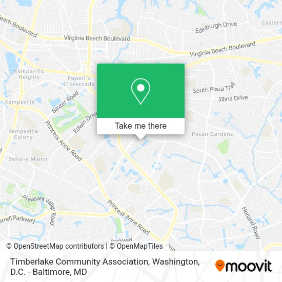 Timberlake Community Association map