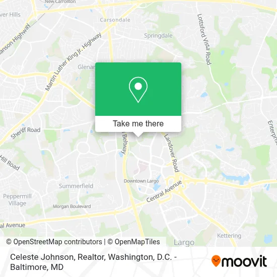 Celeste Johnson, Realtor map