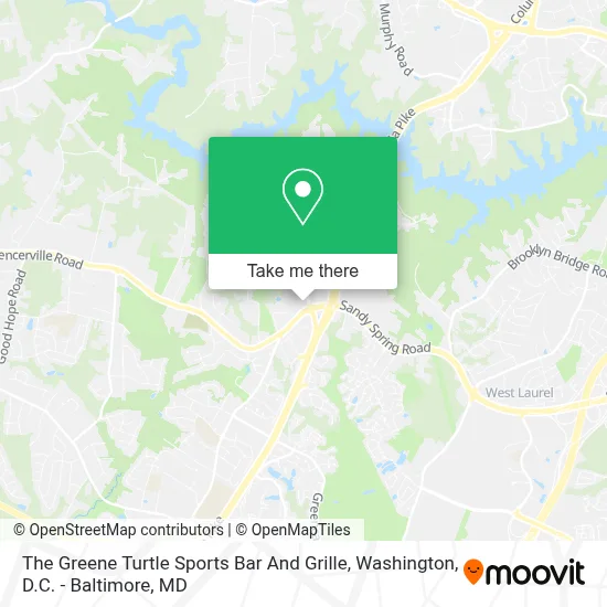 The Greene Turtle Sports Bar And Grille map