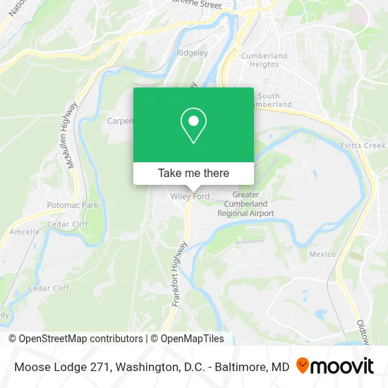 Moose Lodge 271 map