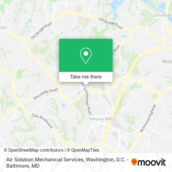 Air Solution Mechanical Services map