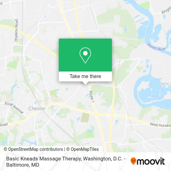 Basic Kneads Massage Therapy map