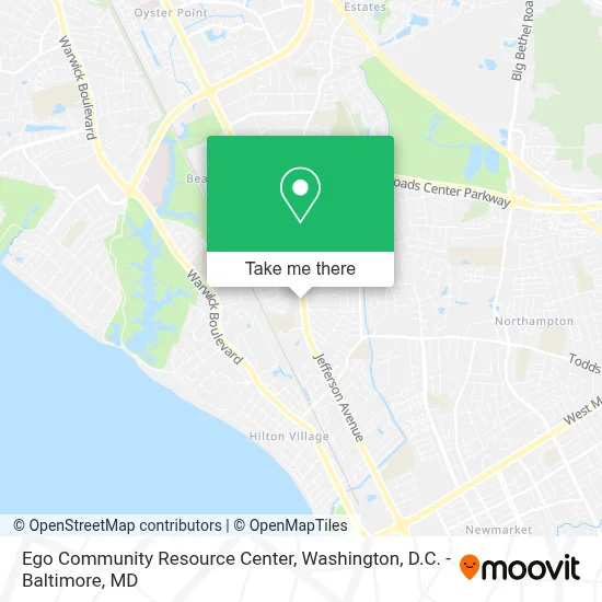 Ego Community Resource Center map