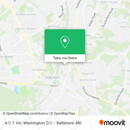 A.C.T. Inc map