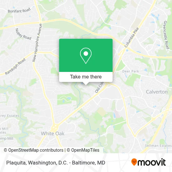 Plaquita map